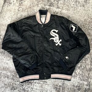 Vintage Chicago White Sox Starter Diamond Jacket Large early 80’s Women’s